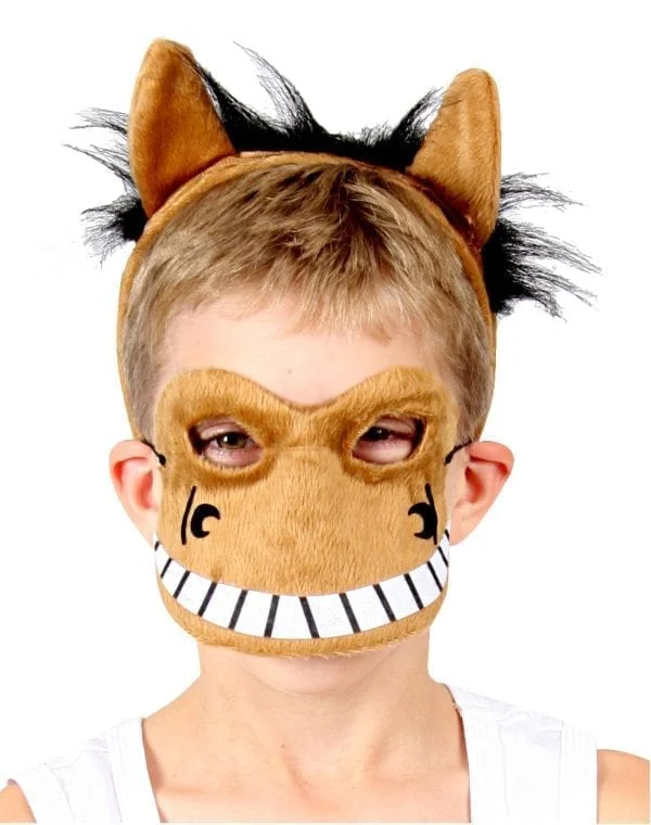 Animal Headband & Mask Set (Horse) 3 Animal Headband & Mask Set (Horse)