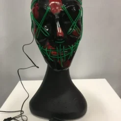Purge Green Light Up Mask