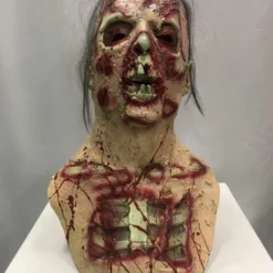 Bloody Zombie Cowl Mask
