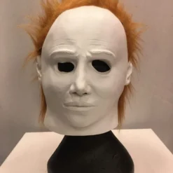 White Face Halloween Mask, Adult