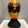 Orange Skull Mask, Adult