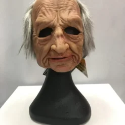 Old Man Mask With Moving Mouth, Adult