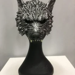 Wolf Half Mask, Adult
