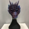 Dragon Half Mask (Blue), Adult -Fancy Dress Store IMG 2924 scaled 600x800.jpg