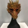 Dragon Half Mask (Orange), Adult -Fancy Dress Store IMG 2931 scaled 600x800.jpg