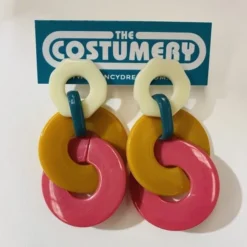 Bohemian Circle Linked Earrings