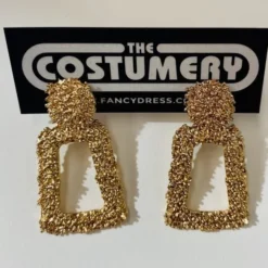 Bling Gold Diva Earrings