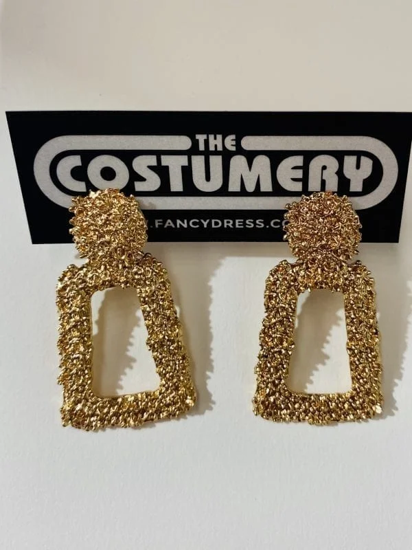 Bling Gold Diva Earrings 3 Bling Gold Diva Earrings