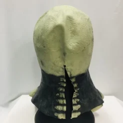 Grey/Green Skeleton Mask With Cowl, Adult -Fancy Dress Store IMG 3537 600x800.jpg