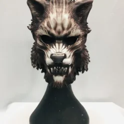 Werewolf Wolf Brown Printed Mask