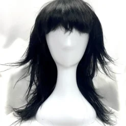 Flick Black Layered Wig