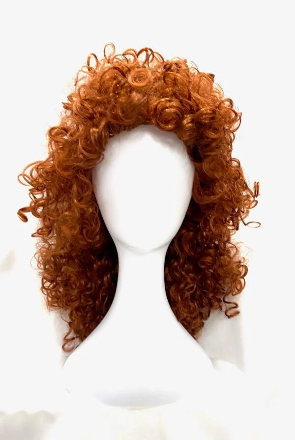 Curly Perm Wig, Auburn 3 Curly Perm Wig, Auburn