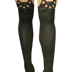 Cute Faux Thigh Highs – Kitty Cat