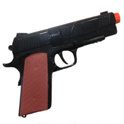Diecast Metal Automatic Pistol Realistic Black